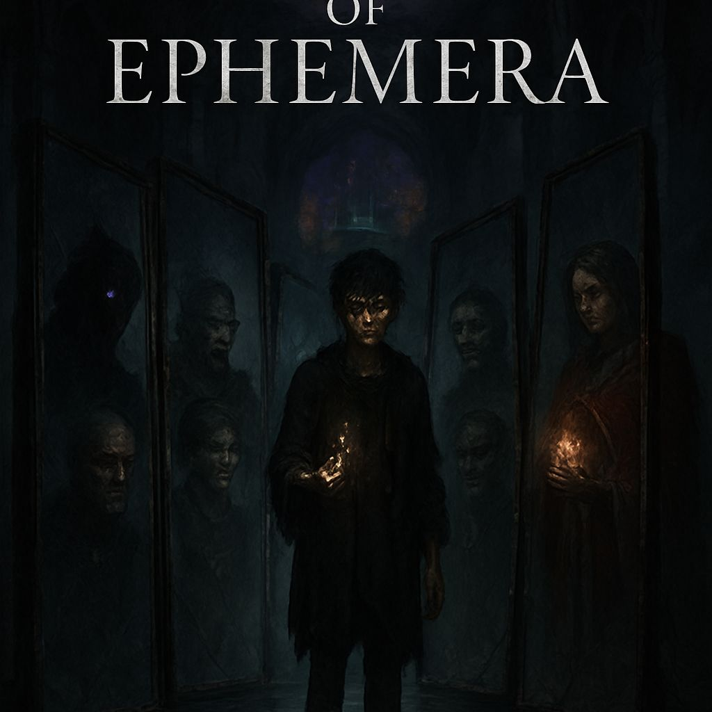 Cover art for Mirrors of Ephemera, a dark fantasy scenario on AI Dungeon