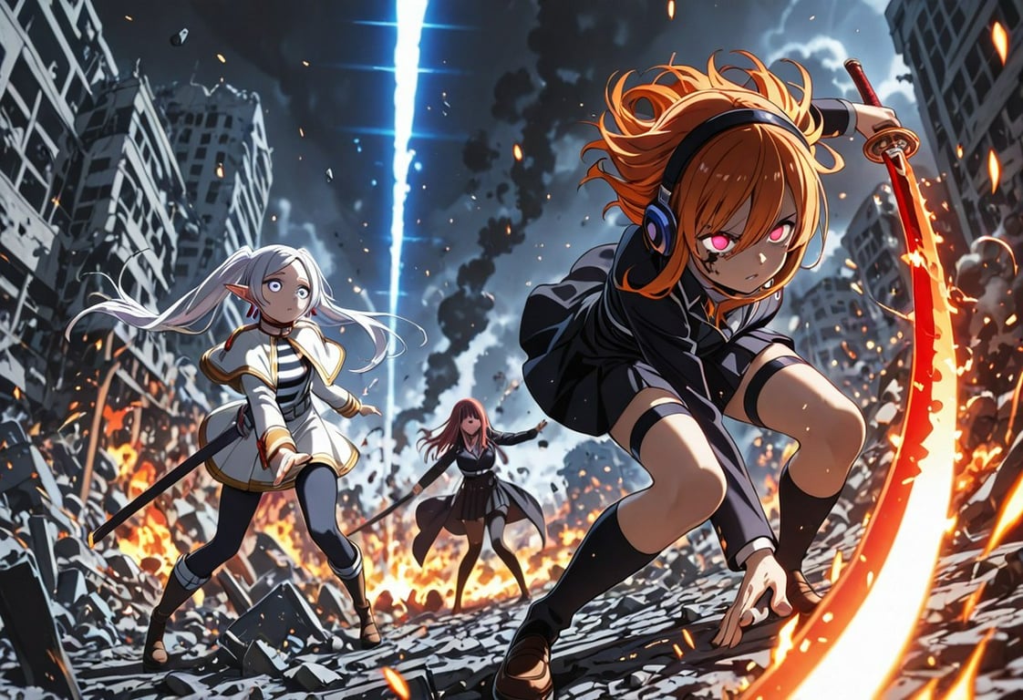 Cover art for Waifu Wars, a waifu scenario on AI Dungeon