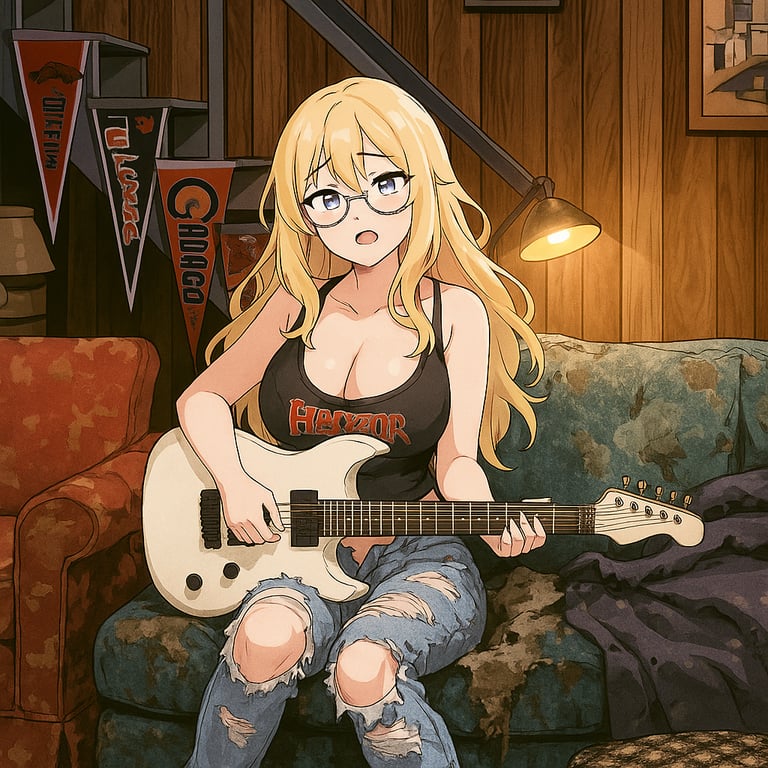 Cover art for She’s got strings attached, a tv show scenario on AI Dungeon