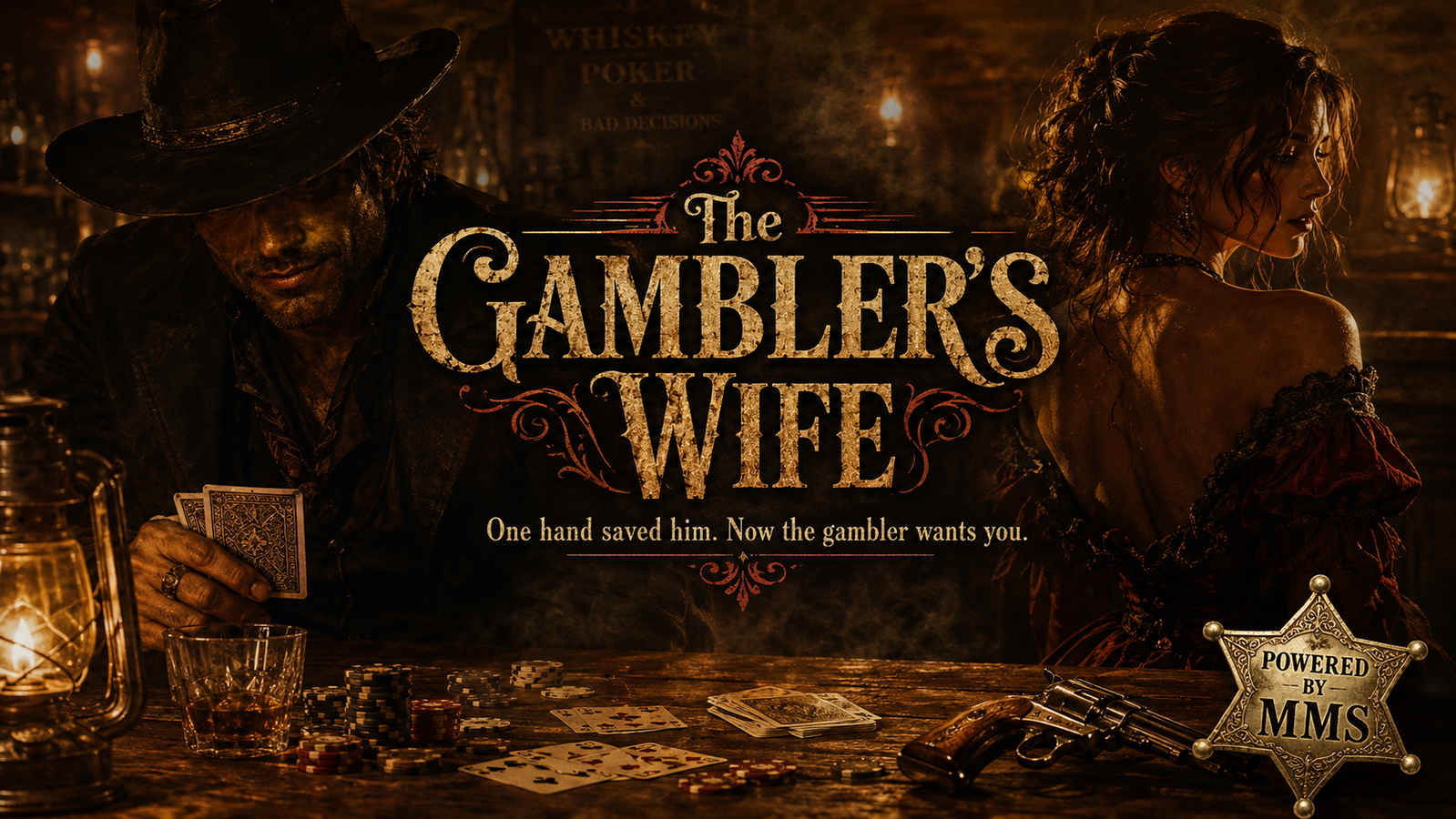Cover art for The Gambler’s Wife, a romance scenario on AI Dungeon