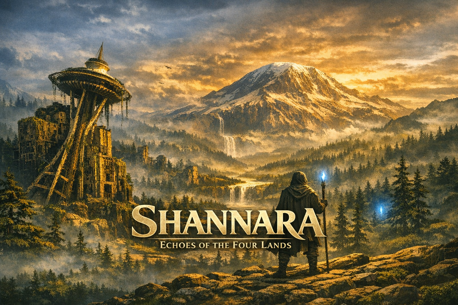 Cover art for Shannara: Echoes of the Four Lands, a fantasy scenario on AI Dungeon
