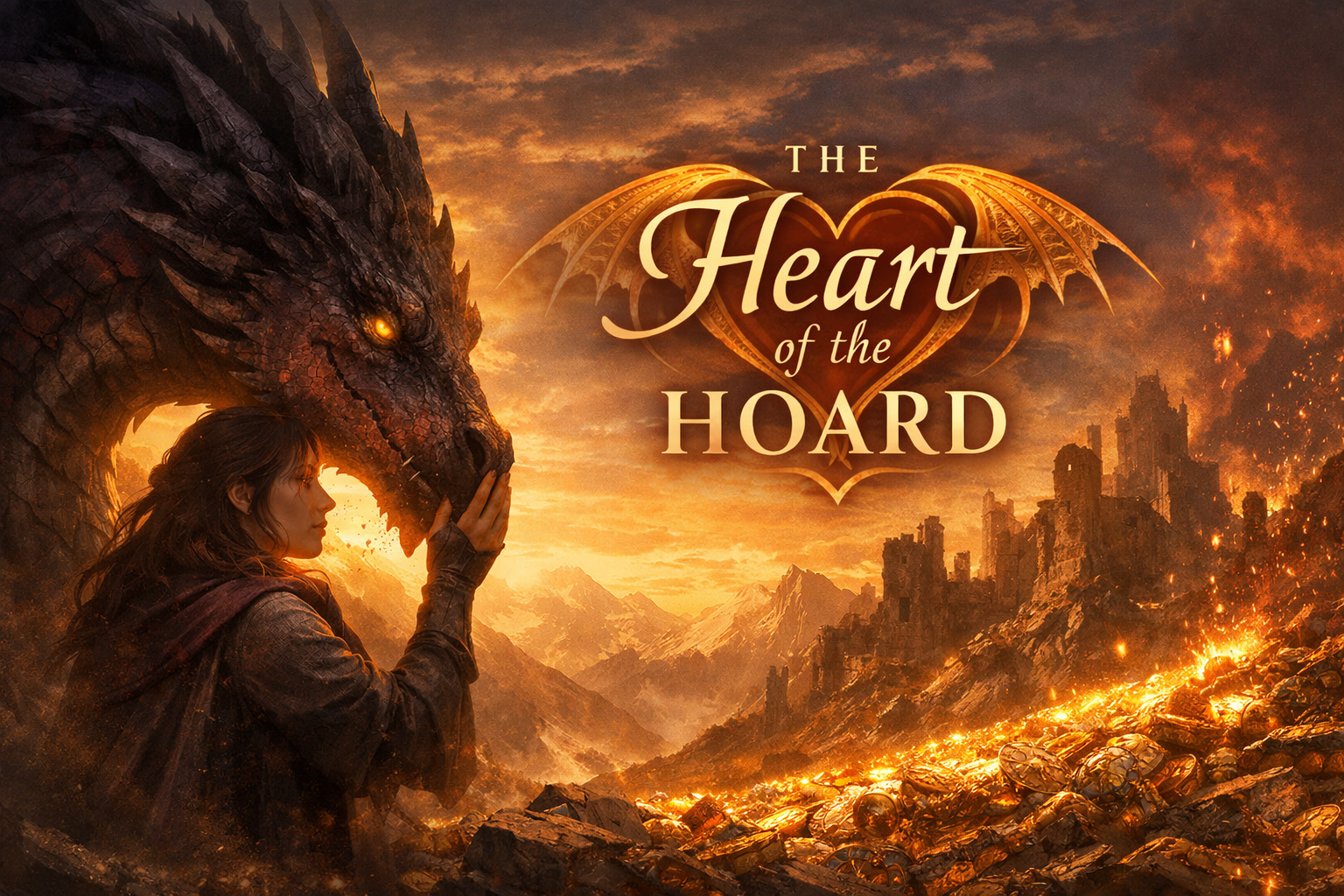 Cover art for The Heart of the Hoard, a fantasy scenario on AI Dungeon