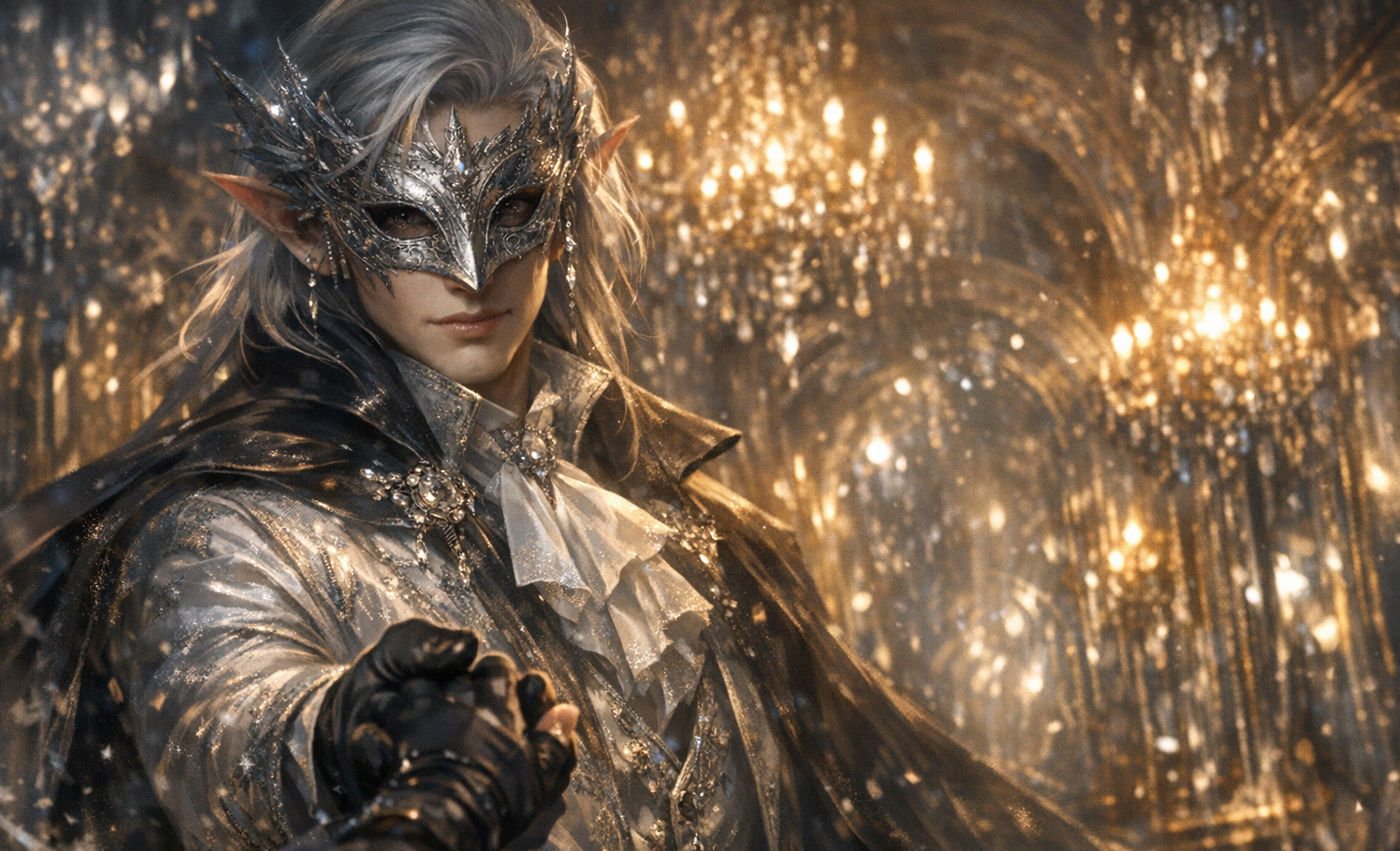 Cover art for The Masked Consort - The Silk Contract, a fairytale scenario on AI Dungeon