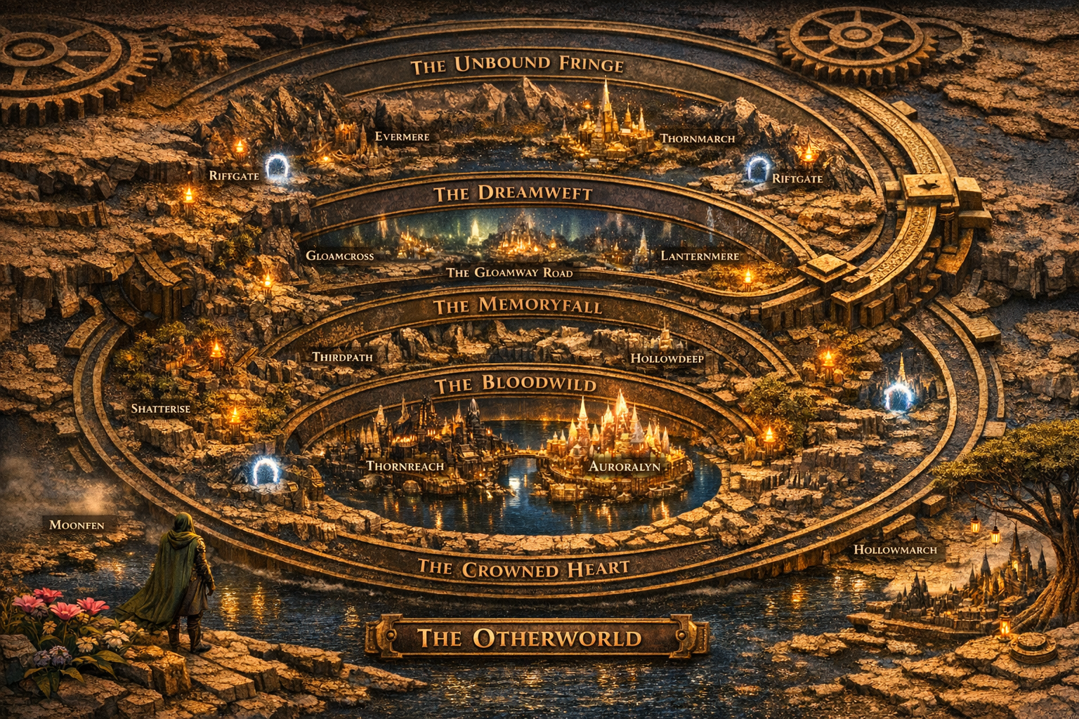 Cover art for Otherworld: Land of the Fae, a fairytale scenario on AI Dungeon