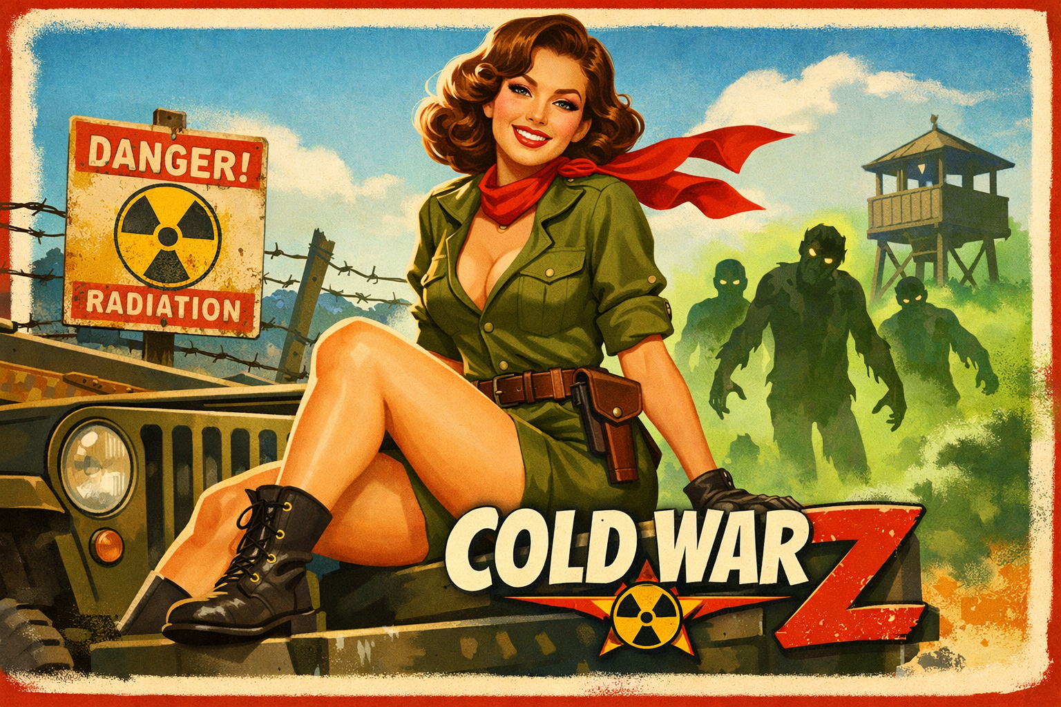 Cover art for Cold War Z, a zombie scenario on AI Dungeon