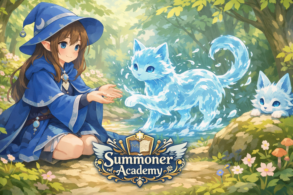 Cover art for Summoner Academy, a fantasy scenario on AI Dungeon