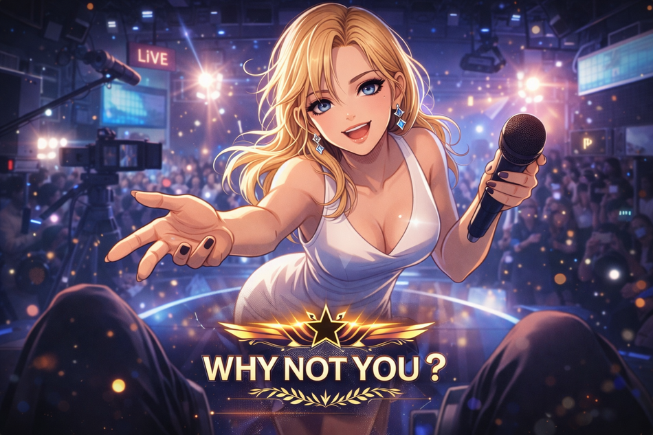 Cover art for Why not you?, a starmania scenario on AI Dungeon