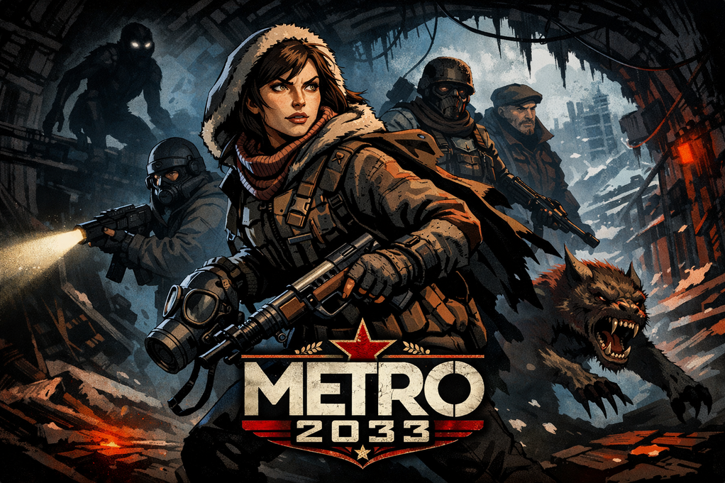 Cover art for Metro 2033, a metro scenario on AI Dungeon
