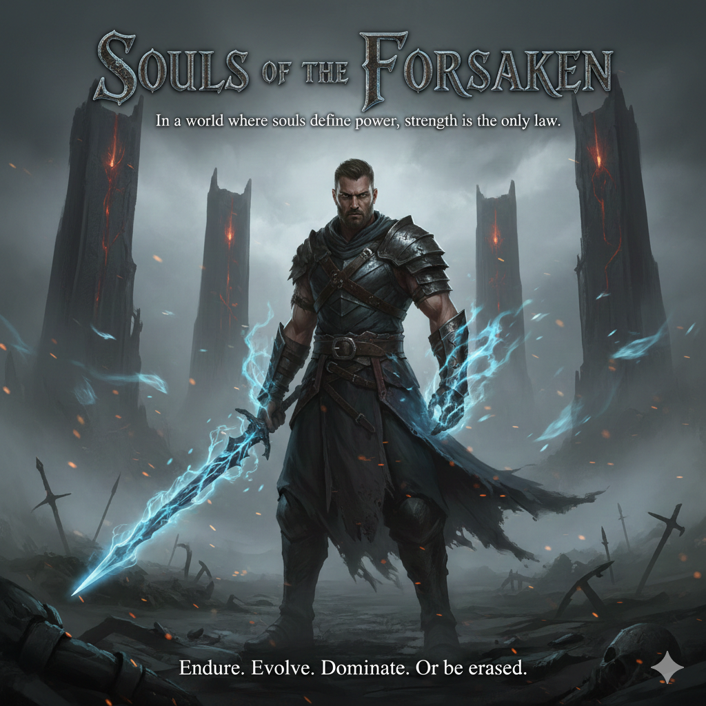 Cover art for Souls of the Forsaken, a tas scenario on AI Dungeon