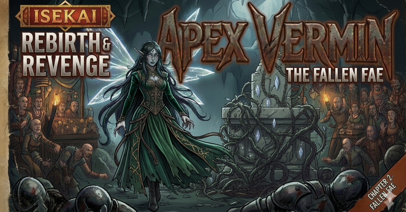 Cover art for Apex Vermin - The Fallen Fae, an inner self scenario on AI Dungeon