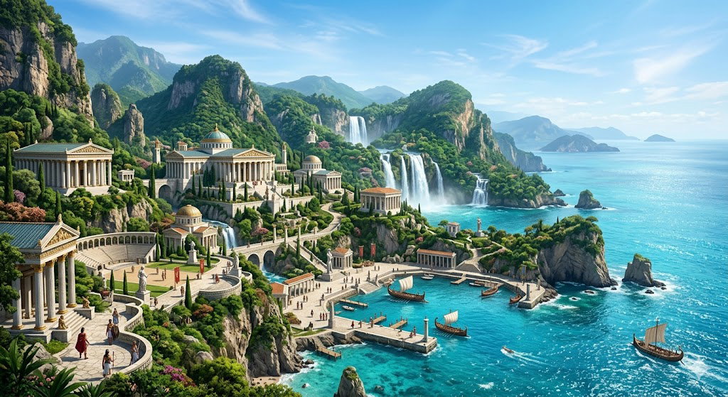 Cover art for Themyscira, a themyscira scenario on AI Dungeon