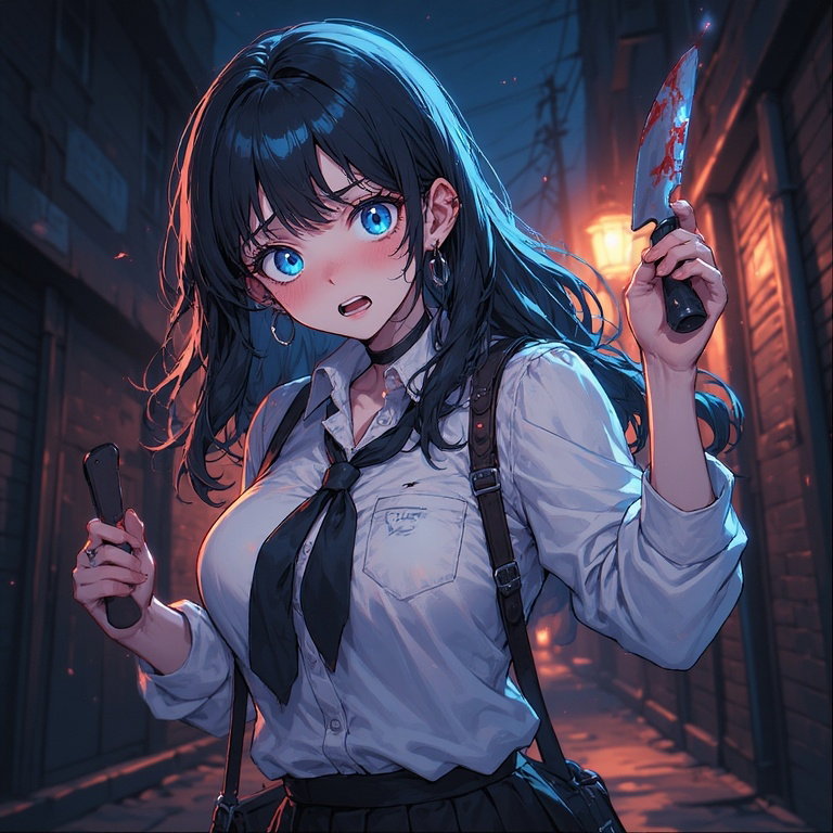 Cover art for In The Alley🖤, a love scenario on AI Dungeon