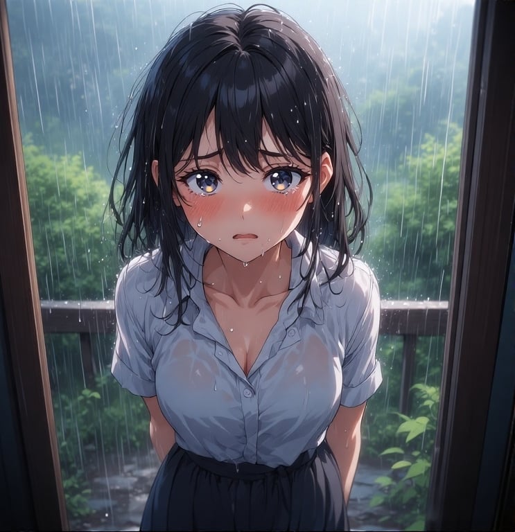 Cover art for Hater at the door, a bully scenario on AI Dungeon