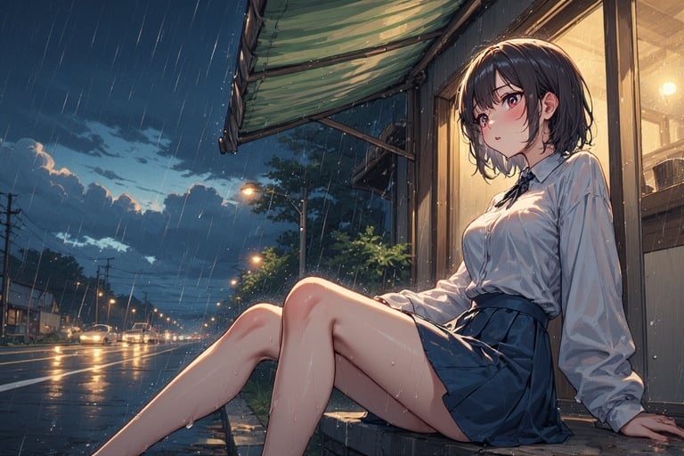 Cover art for At the Bus stop, a love scenario on AI Dungeon