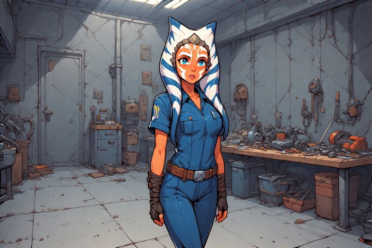 Cover art for Ahsoka Tano's Friend, a star wars scenario on AI Dungeon