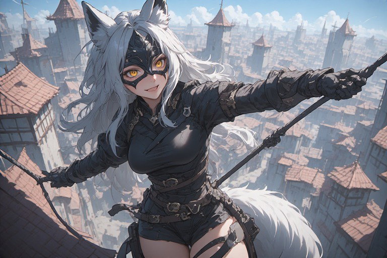 Cover art for As Sly as a Fox, a fantasy scenario on AI Dungeon