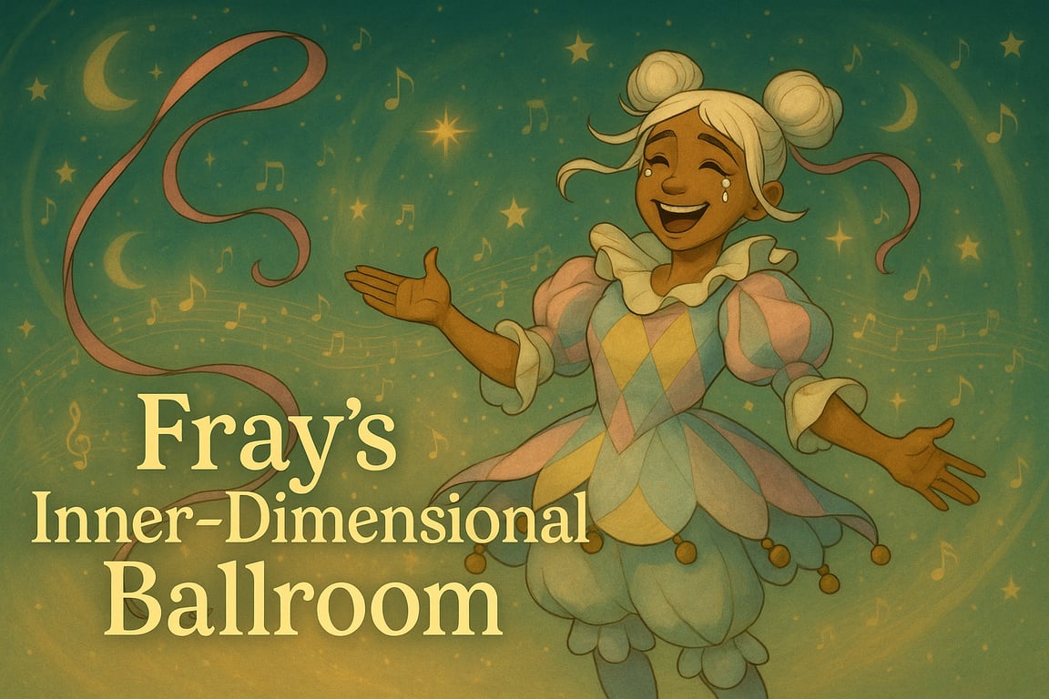 Cover art for Fray's Inner-Dimensional Ballroom, a surreal scenario on AI Dungeon