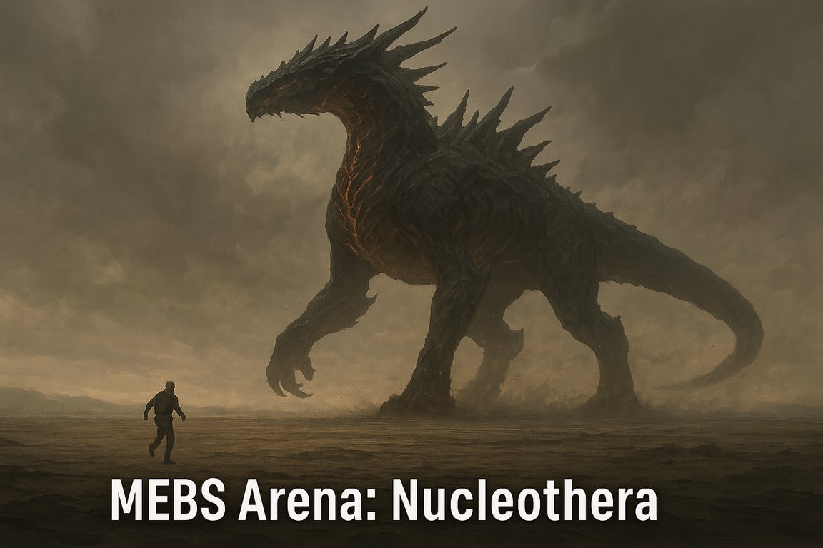 Cover art for MEBS Arena: Nucleothera, a mebs scenario on AI Dungeon