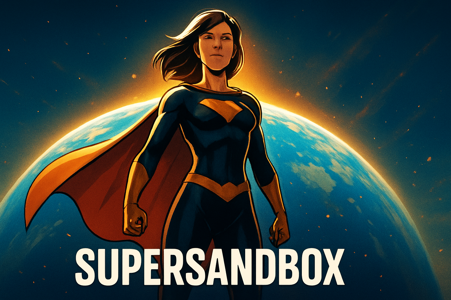 Cover art for SuperSandbox, a superhero scenario on AI Dungeon