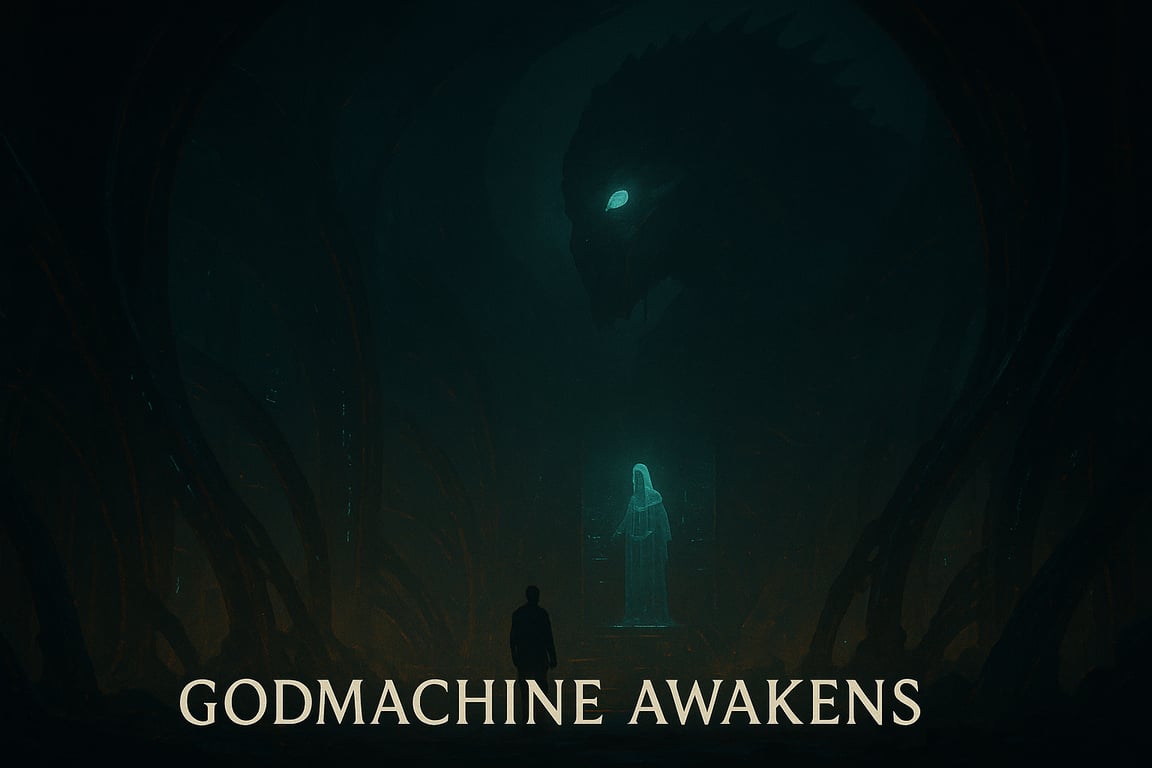 Cover art for Godmachine Awakens on AI Dungeon