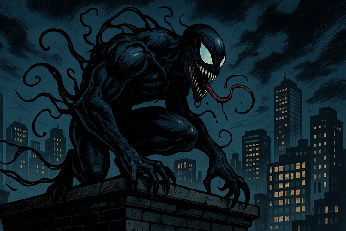 Cover art for VENOM (LEGACY), a venom scenario on AI Dungeon