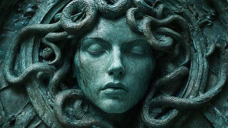 Cover art for To Love Medusa, a mythology scenario on AI Dungeon