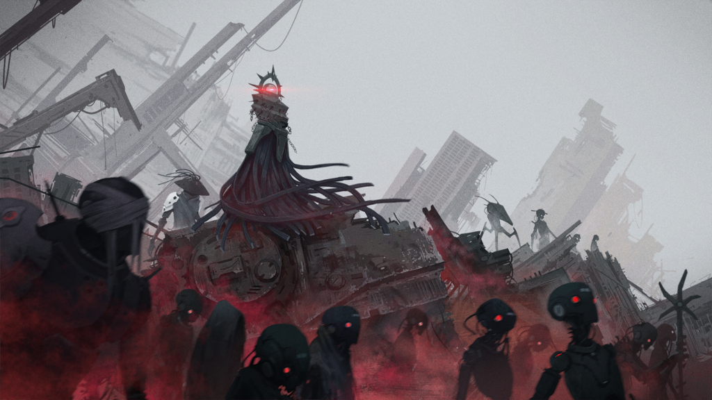 Cover art for The Punishing Virus, an apocalypse scenario on AI Dungeon