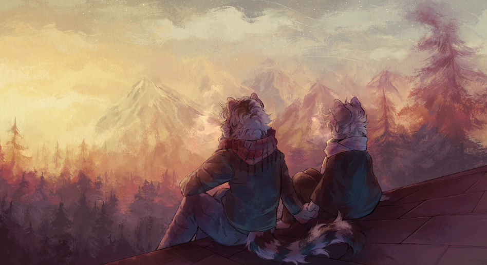 Cover art for Dawn Chorus (AU), a norway scenario on AI Dungeon