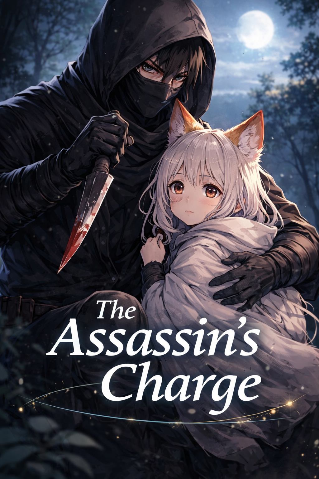 Cover art for The Assassin's Charge, a child protagonist scenario on AI Dungeon