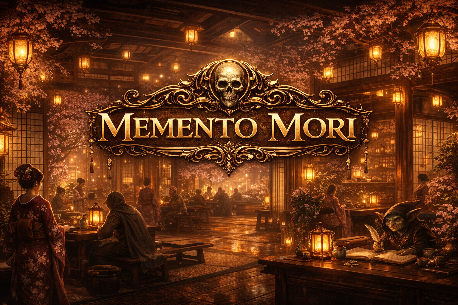 Cover art for Memento Mori, a fantasy scenario on AI Dungeon