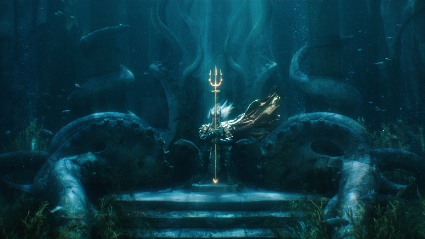 Cover art for Aquaman: The Throne of Atlantis, an aquaman scenario on AI Dungeon