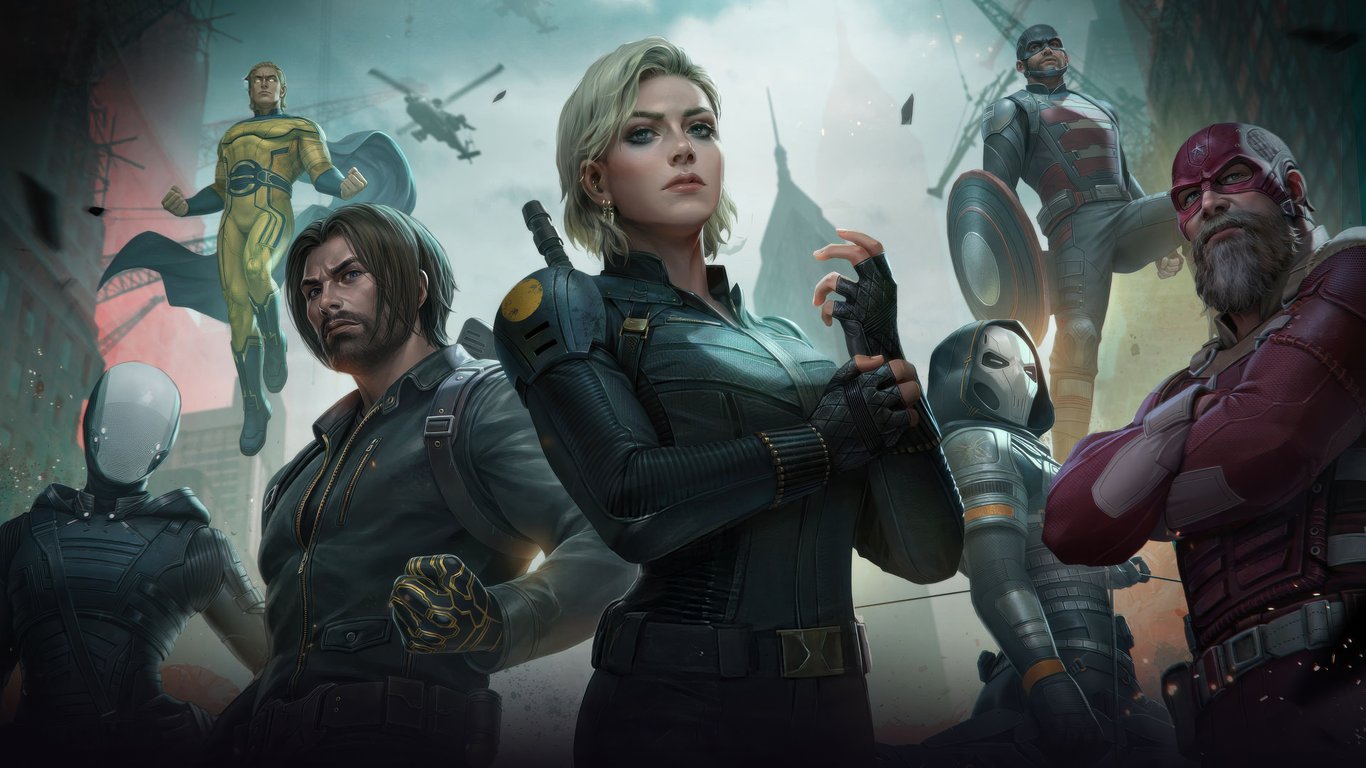 Cover art for Thunderbolts, a black ops scenario on AI Dungeon