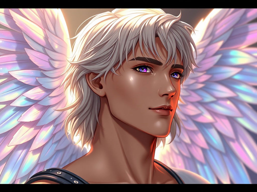 Cover art for The Falling Angel, an angel scenario on AI Dungeon