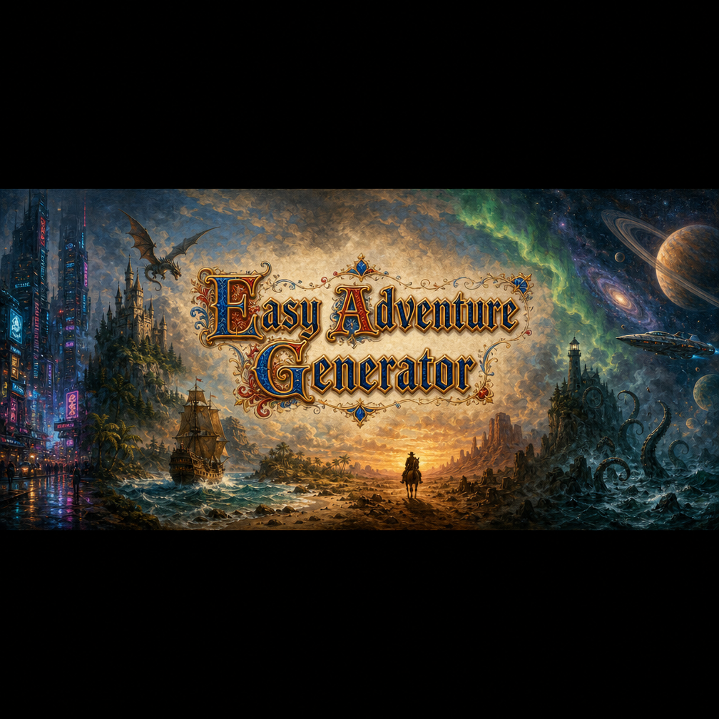Cover art for Easy Adventure Generator, an inner self scenario on AI Dungeon