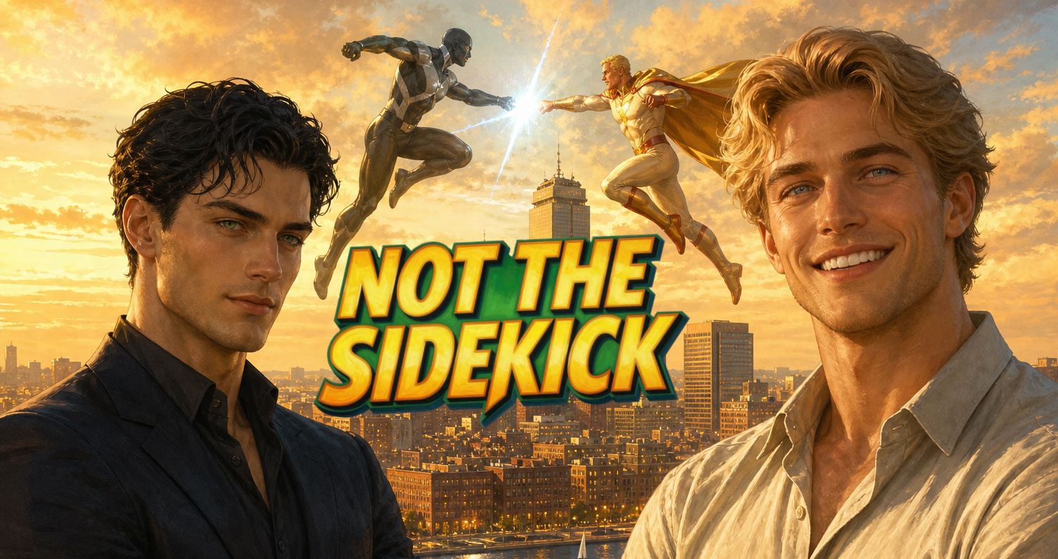 Cover art for Not The Sidekick (Male Version), a savehusbandos scenario on AI Dungeon