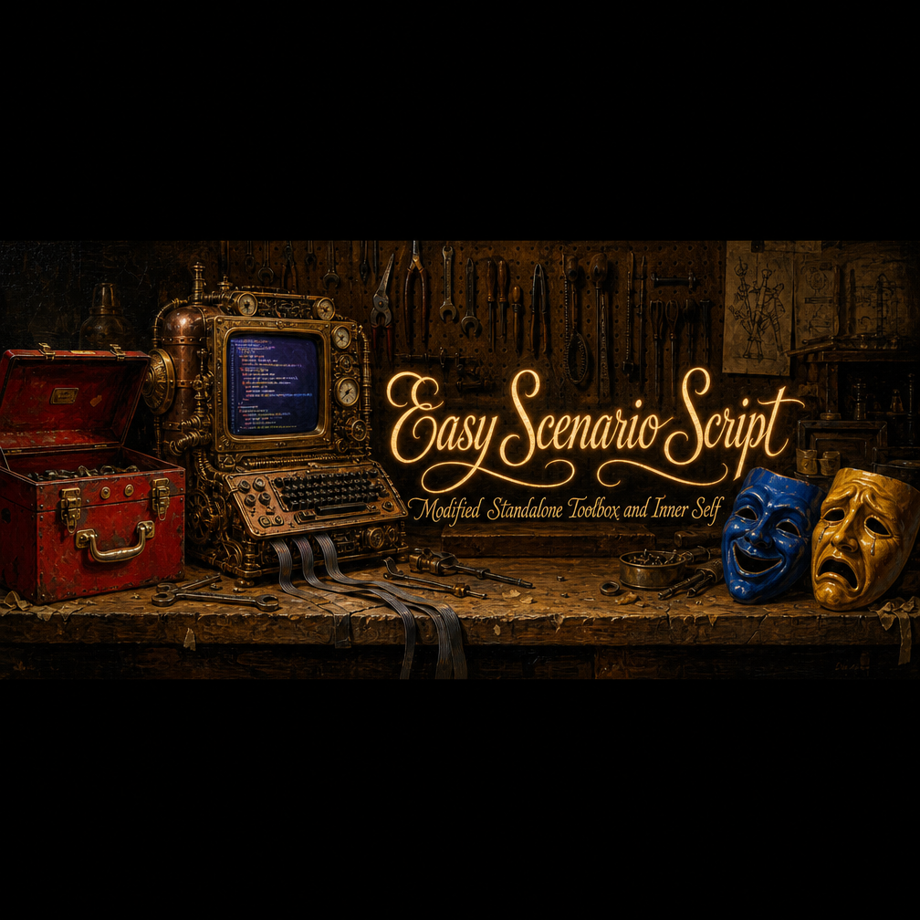 Cover art for Easy Scenario Script š§© Modified Standalone Toolbox š§° & Inner Self š, a scenario template scenario on AI Dungeon
