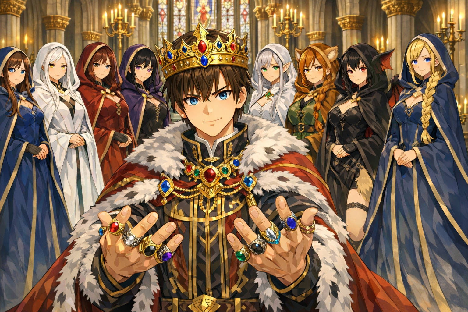 Cover art for A Tale of Ten Rings, a magic scenario on AI Dungeon
