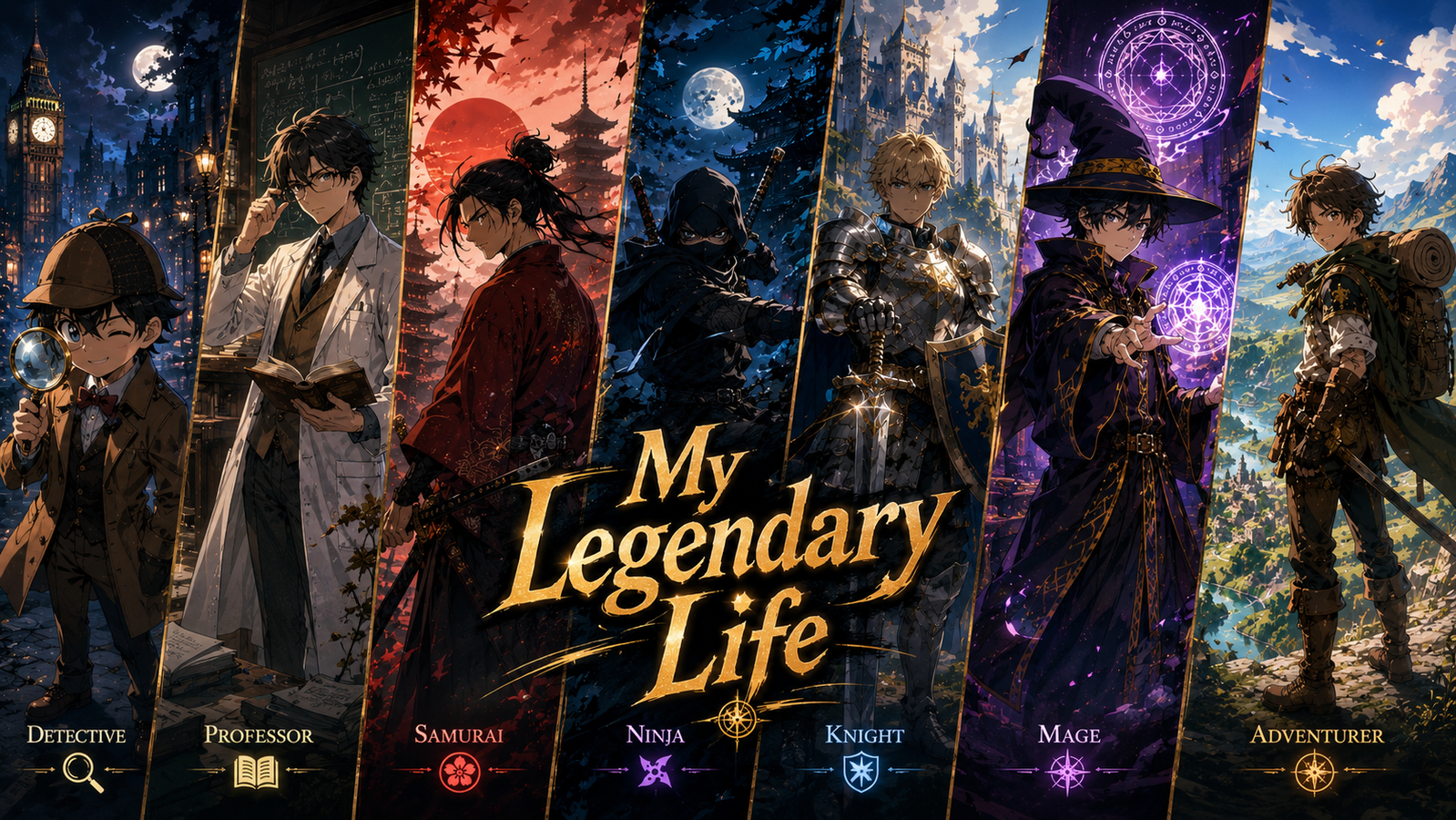 Cover art for Scenario Compilation: My Legendary Life, an inner seft scenario on AI Dungeon