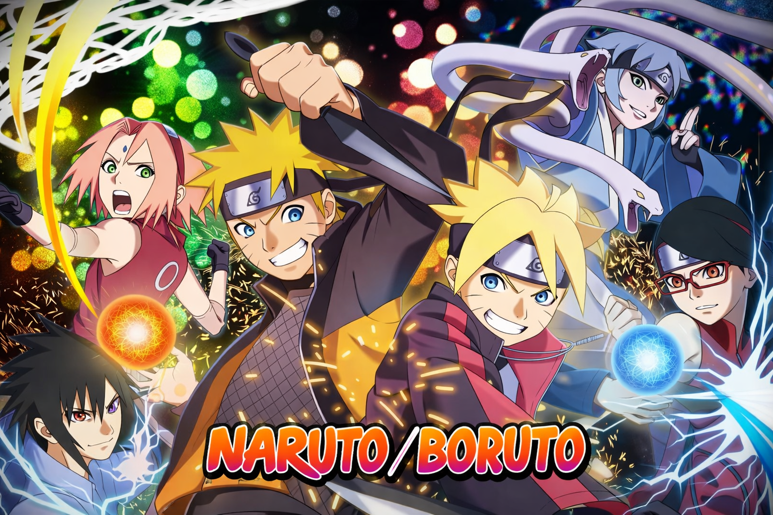 Cover art for Anime World: Naruto + Boruto (Final Version), a naruto scenario on AI Dungeon