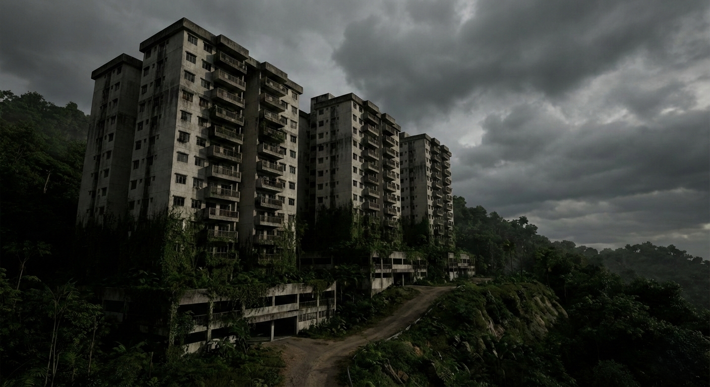 Cover art for Haunted Highland Towers, a horror scenario on AI Dungeon