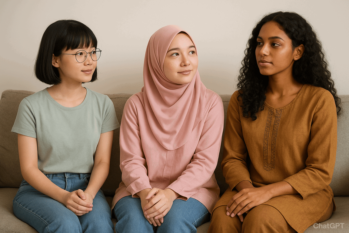 Cover art for Accidental Female Housemates (Malaysian Edition), a malaysia scenario on AI Dungeon