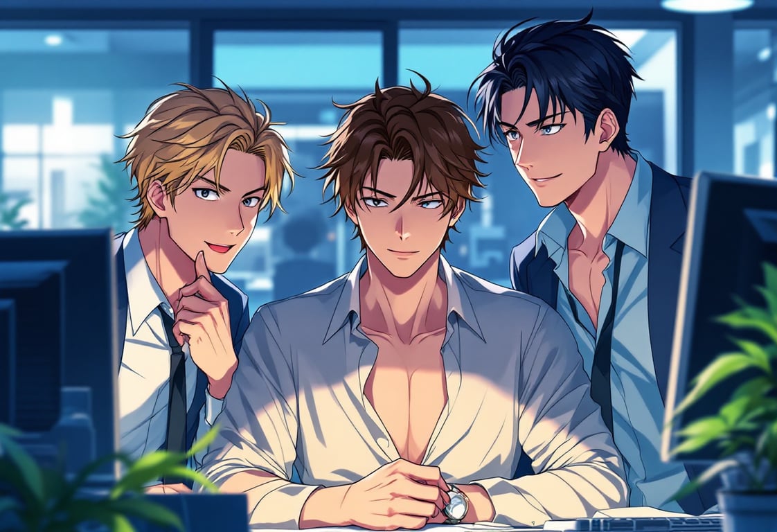 Cover art for Office Hearts: LGBT, an office scenario on AI Dungeon