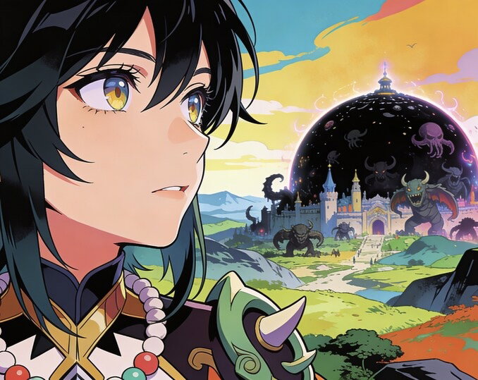 Cover art for Journey to the Monster Kingdom, a romance scenario on AI Dungeon