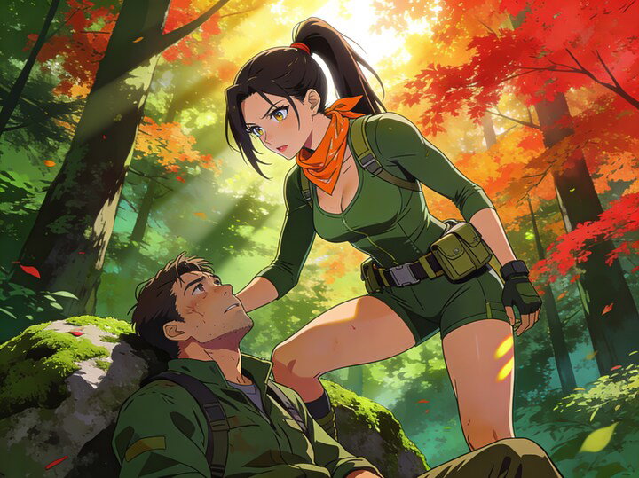 Cover art for Hot Ranger Rescue, a romance scenario on AI Dungeon