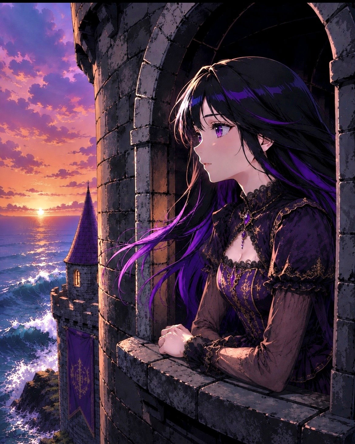 Cover art for The Exiled Princess, a romance scenario on AI Dungeon