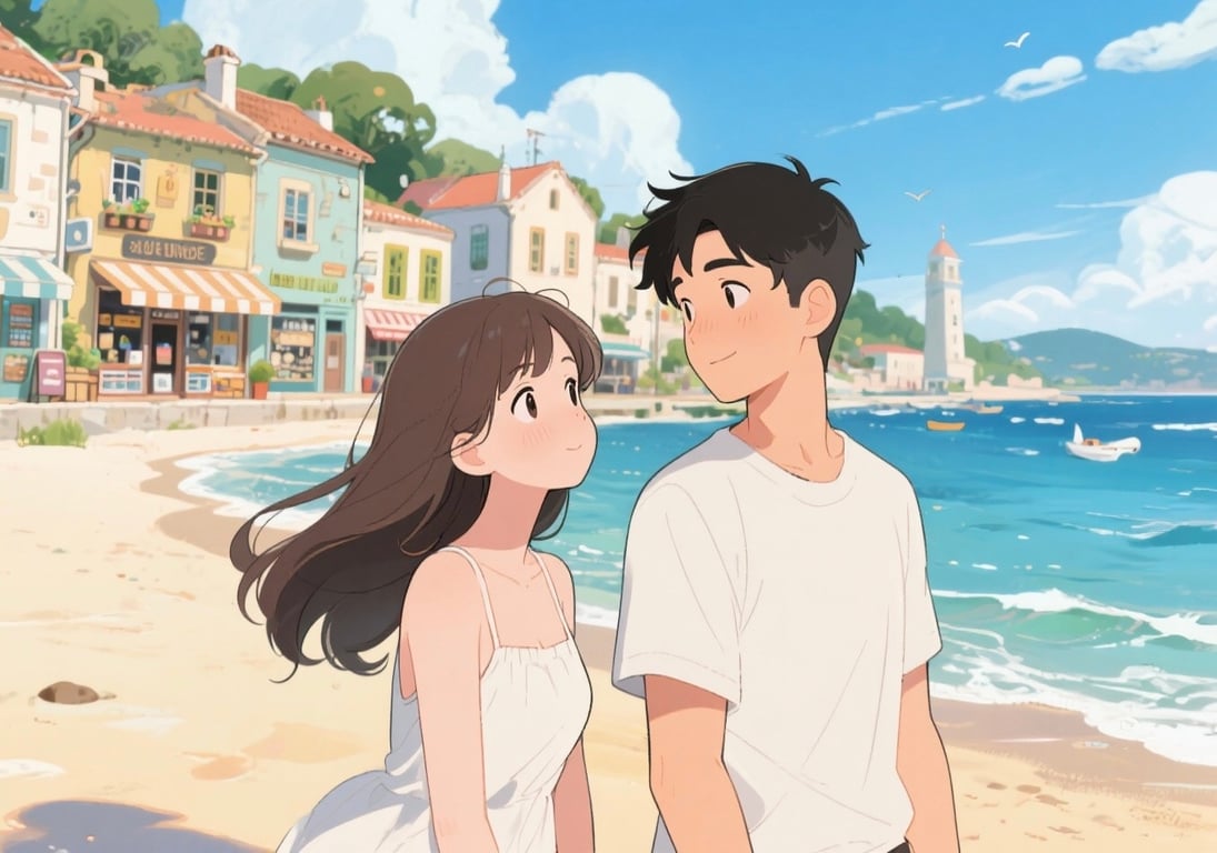 Cover art for Life in Seaside , a slice of life scenario on AI Dungeon