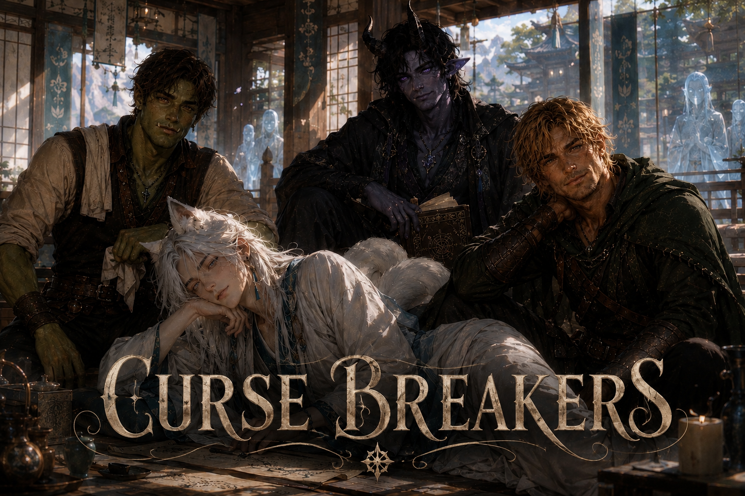 Cover art for Curse Breakers (♂️), a fantasy scenario on AI Dungeon