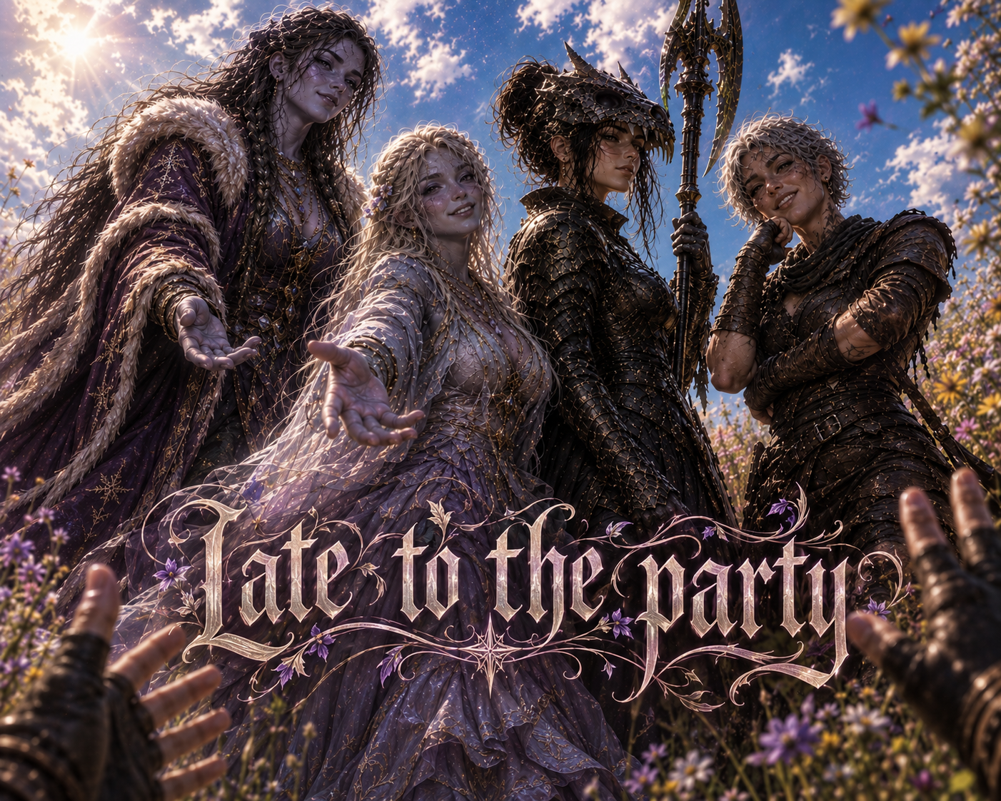 Cover art for Late to the Party, an isekai scenario on AI Dungeon