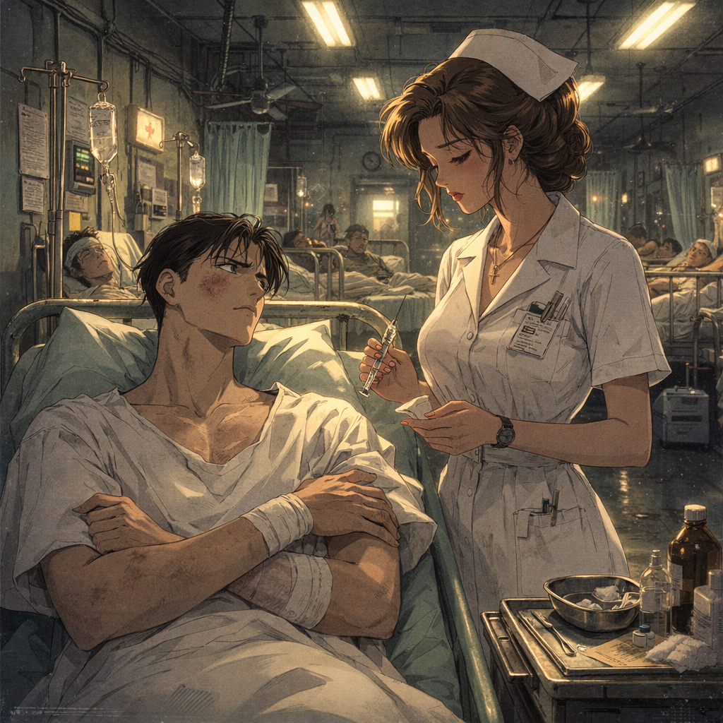 Cover art for General Hospital ... What Happened To Me?, a dark scenario on AI Dungeon