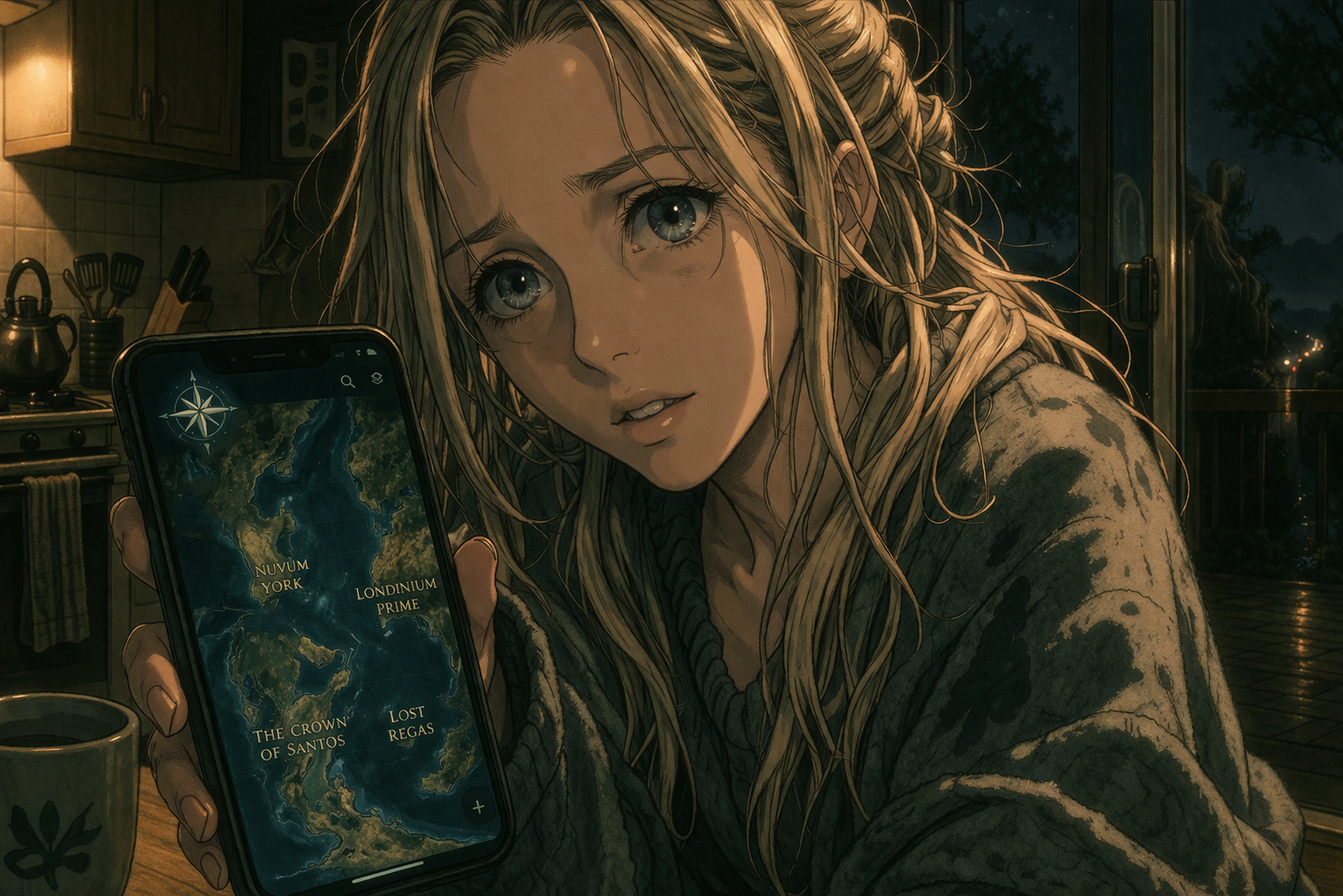 Cover art for My Wife Is From Eurf, a slice of life scenario on AI Dungeon
